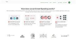 Desktop Screenshot of crowdspeaking.org