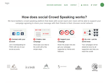 Tablet Screenshot of crowdspeaking.org